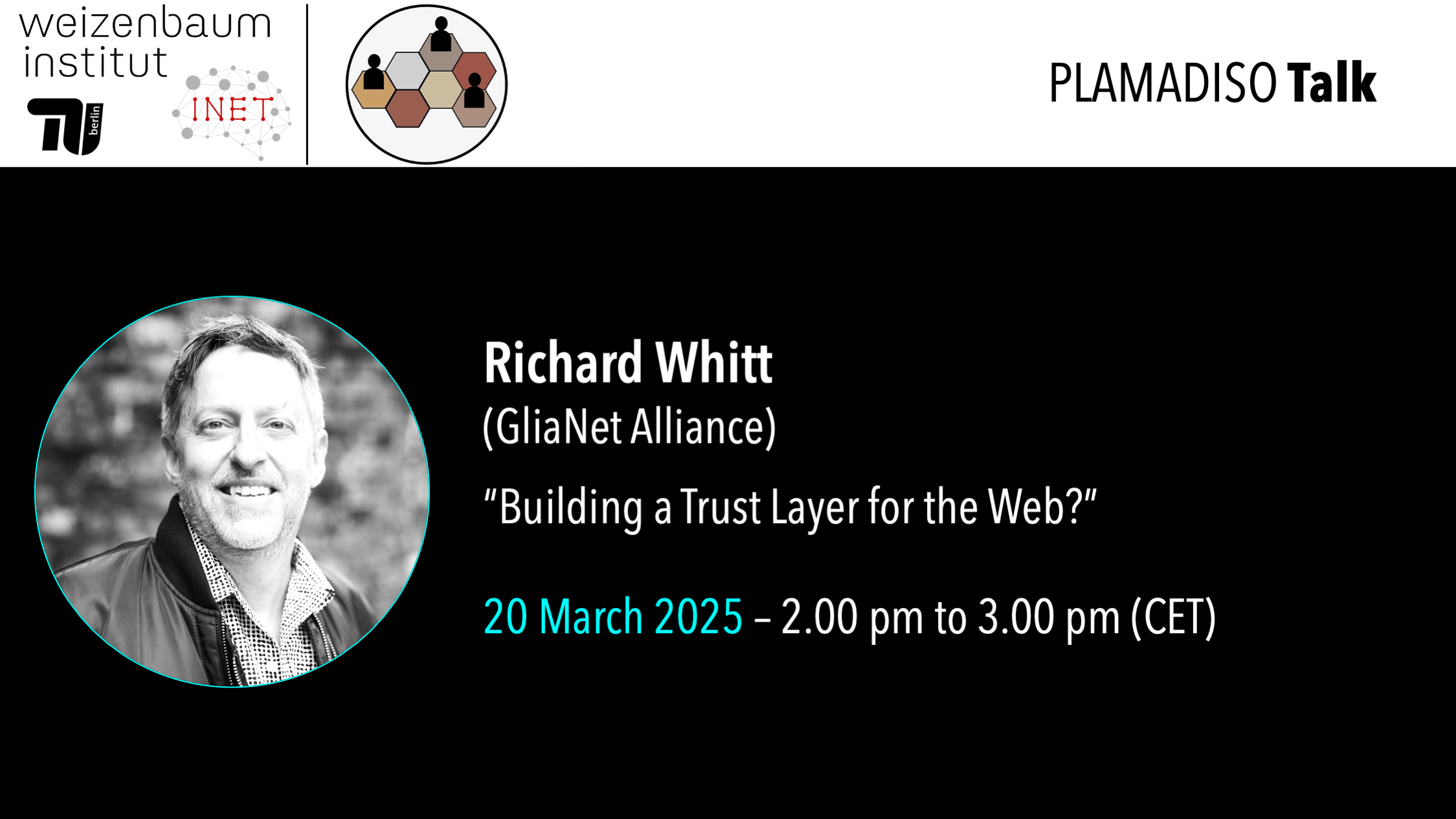 Poster PLAMADISO Talk Richard Whitt