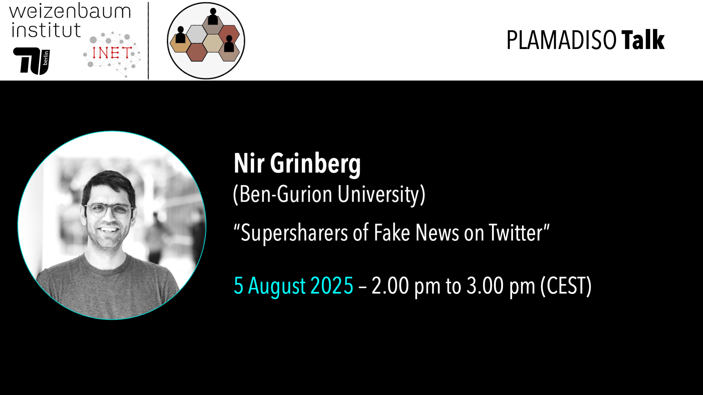 PLAMADISO Talk Nir Grinberg