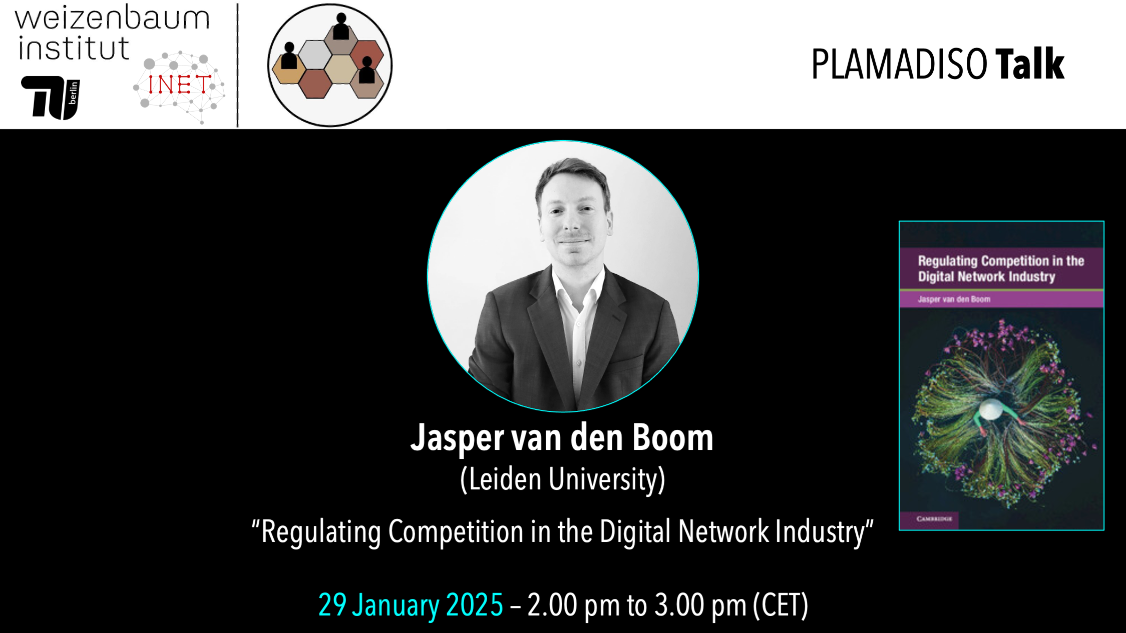 PLAMADISO Talk Jasper van den Boom Poster