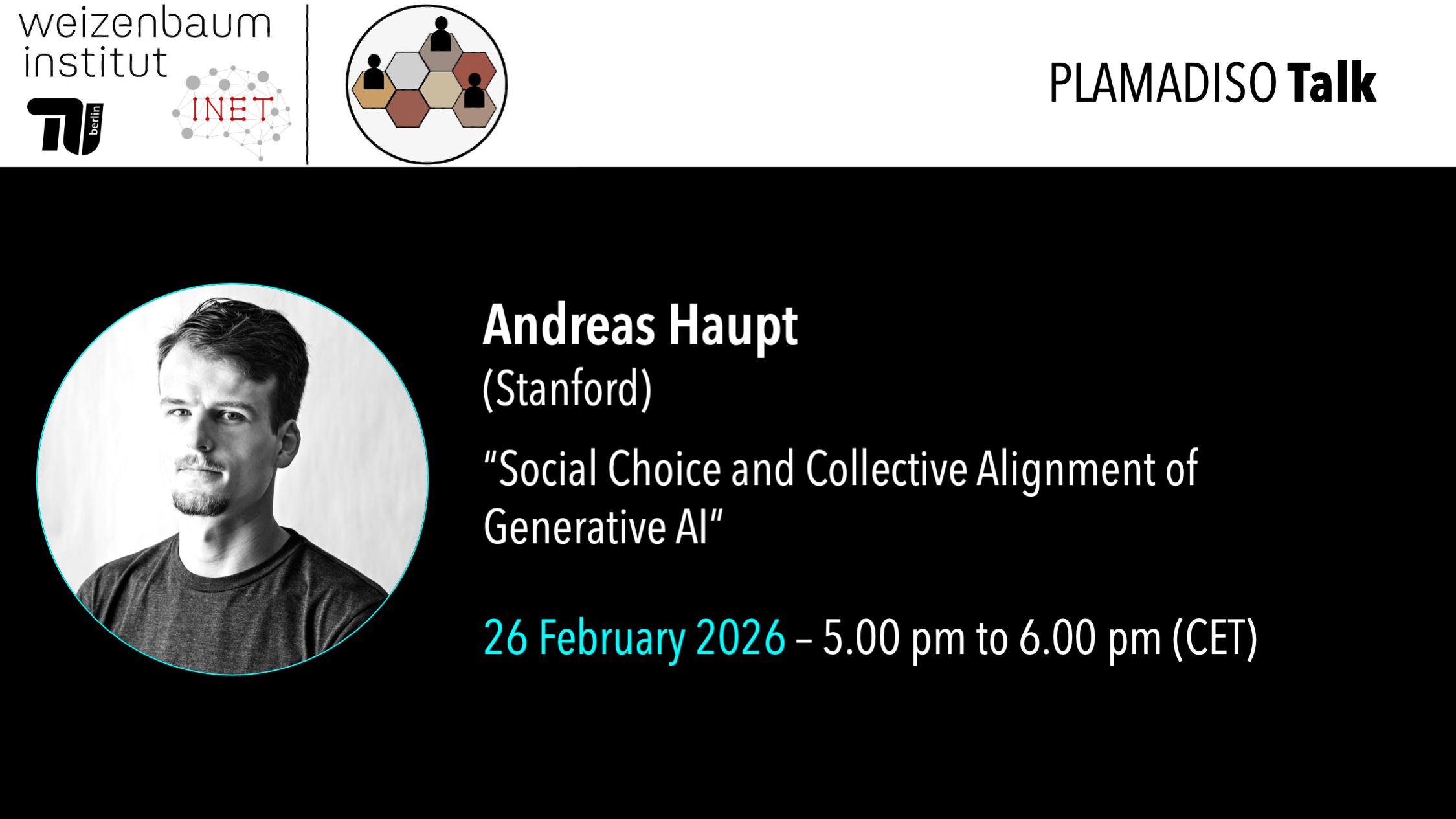 PLAMADISO Talk Andreas Haupt