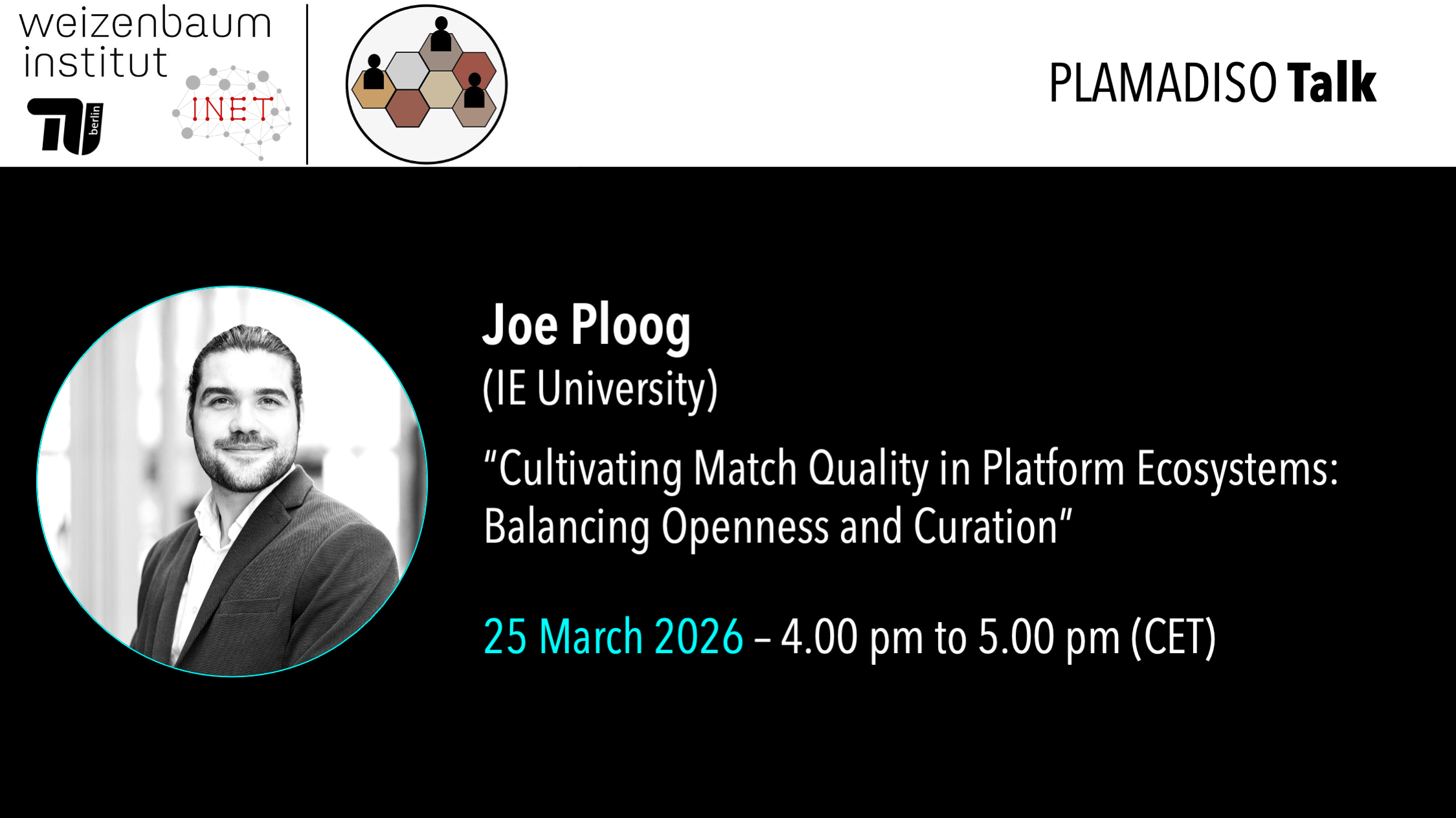 PLAMADISO Talk Joe Ploog